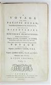 COOK, JAMES. Hawkesworth, John. An Account of the Voyages . . . in the Southern Hemisphere. 3 vols. 1773. Lacks one map and 2 plates.